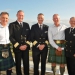 PerryGolf Co-Founder Colin Dalgleish with Azamara Captain and First Mates